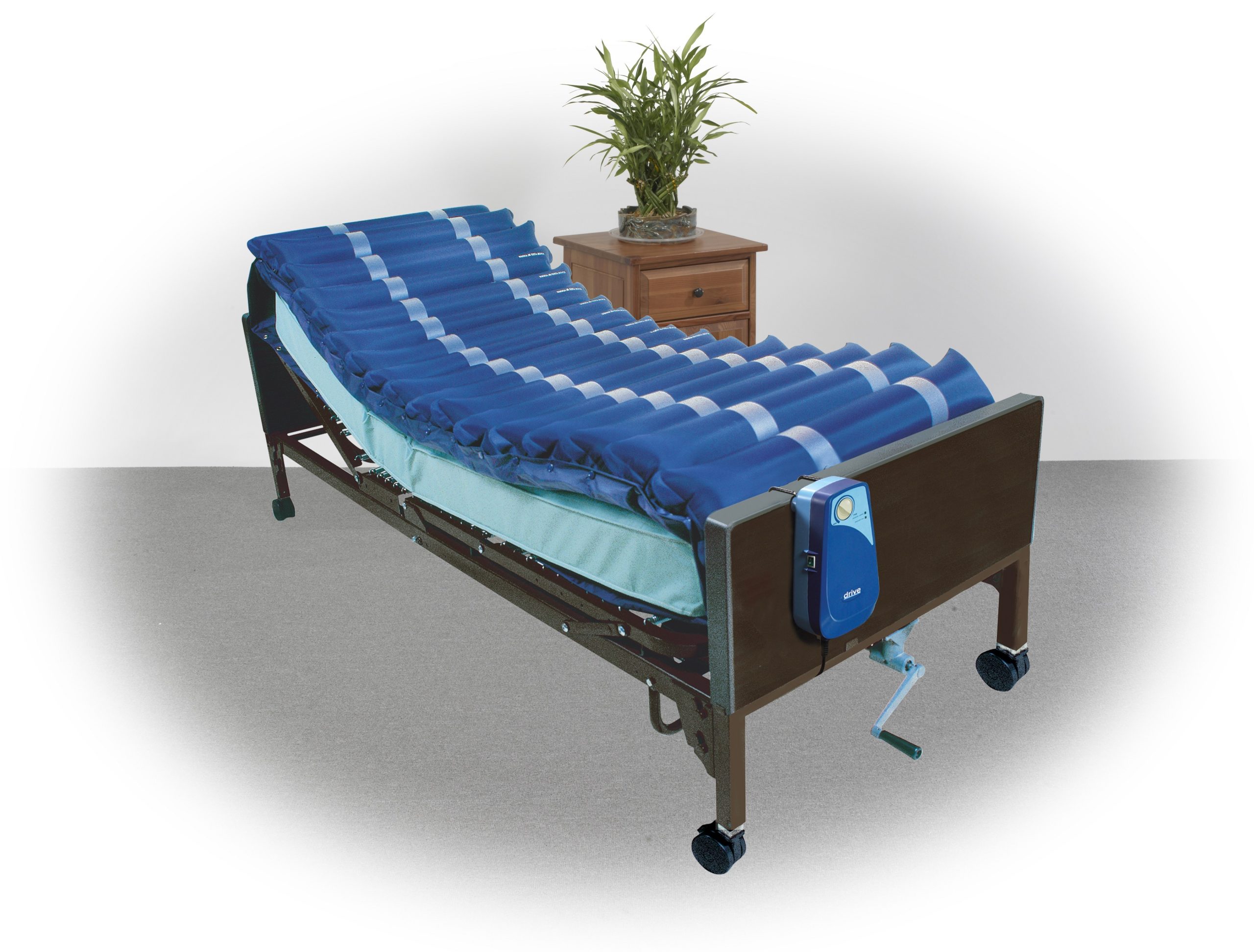 Med-Aire 8" Alternating Pressure and Low Air Loss Mattress System is in stock and available at On The Mend Medical Supply & Equipment