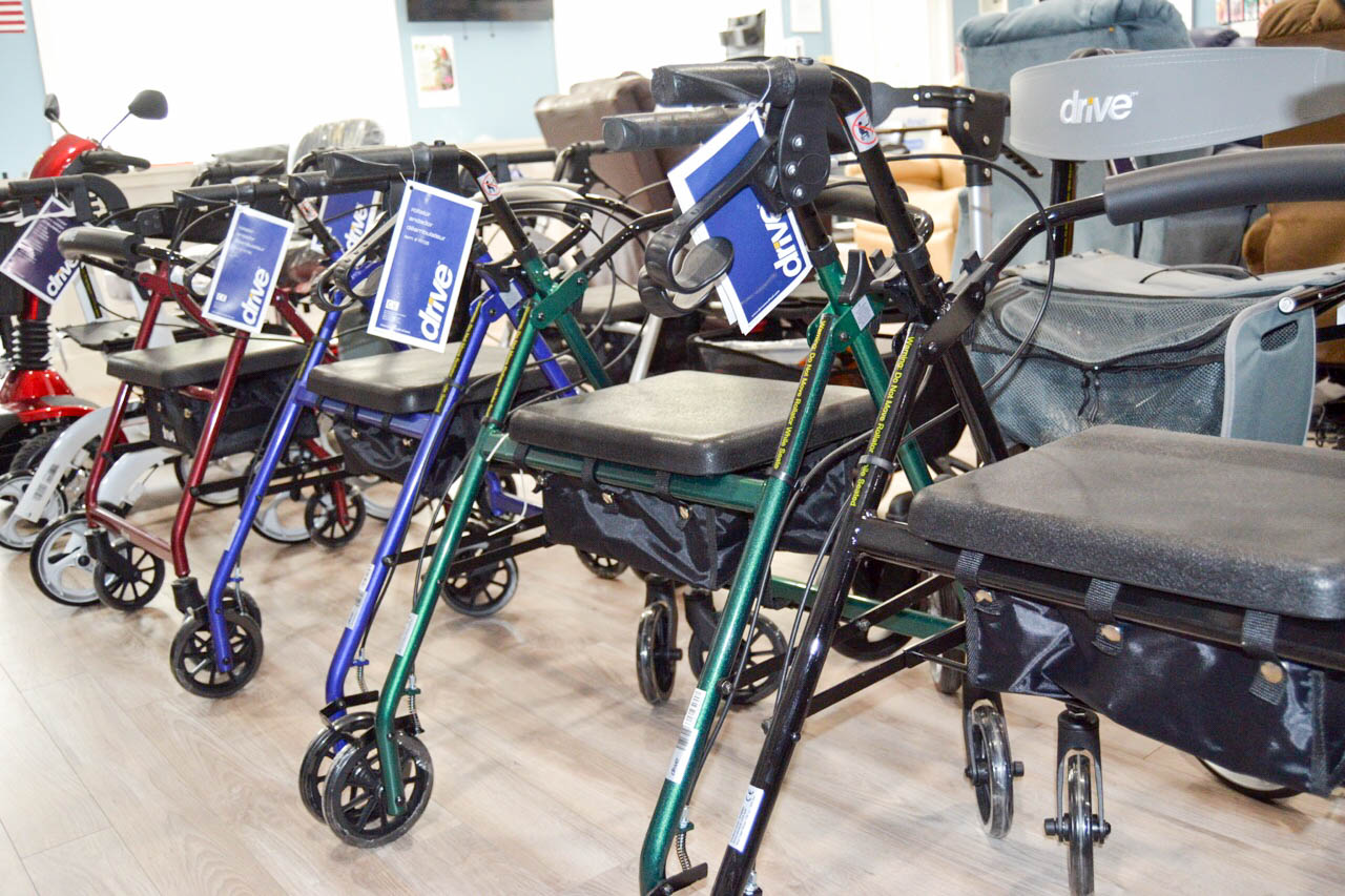 Canes, Knee Walkers, Rollators & power wheelchairs available at our stores in Mt Kisco NY and Southbury CT