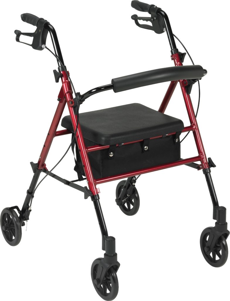 ADJ Height Rollator - On The Mend Medical Supplies & Equipment 
