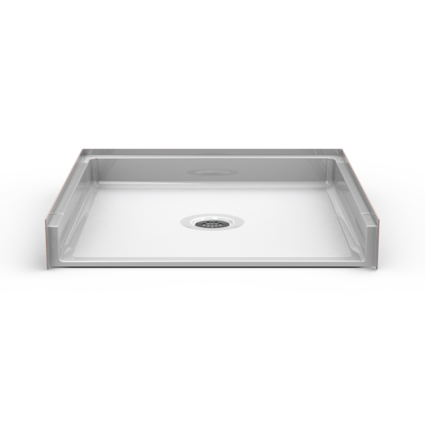 Barrier Free 36″ x 36″ Shower Pan | Beveled Threshold - On The Mend Medical Supplies & Equipment
