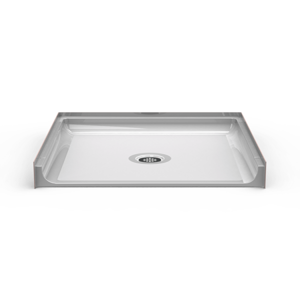 Barrier Free 38″ x 38″ Shower Pan | Beveled Threshold - On The Mend Medical Supplies & Equipment