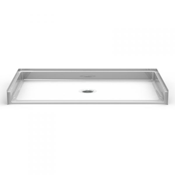 Barrier Free 60″ x 34″ Shower Pan | Beveled Threshold - On The Mend Medical Supplies & Equipment