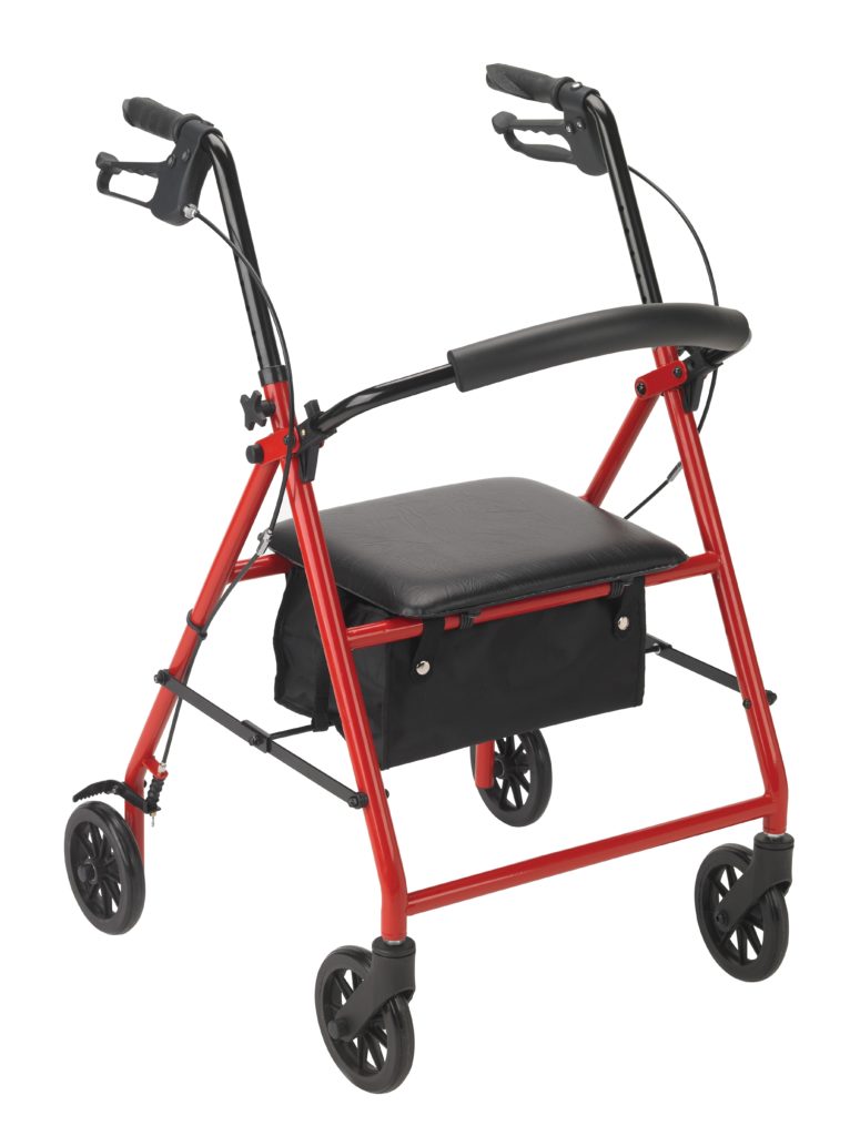 Steel Rollator with 6